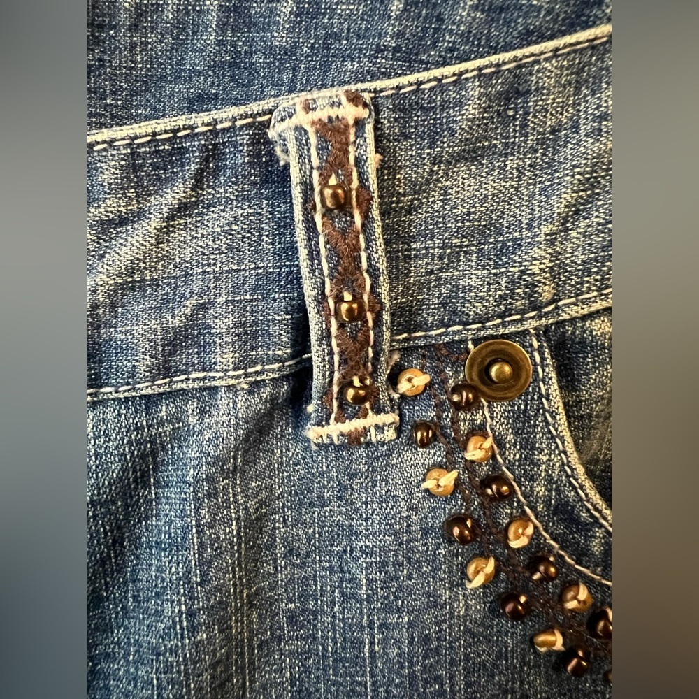 Western Style & Co Blue Straight Leg Mom Jeans Classic Fit - Picture 3 of 8